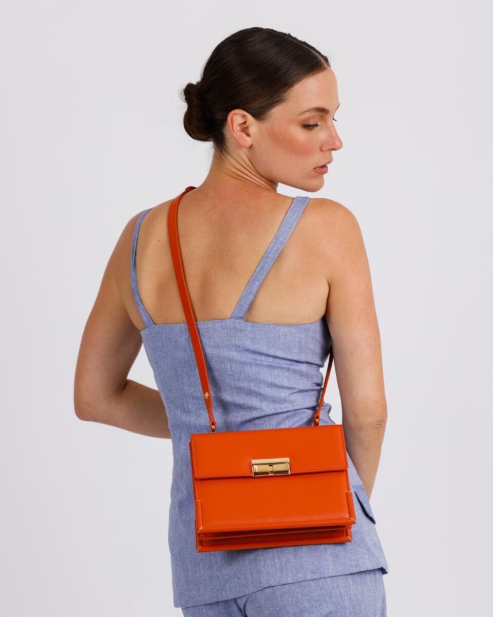 Mini Kelly Bag Orange